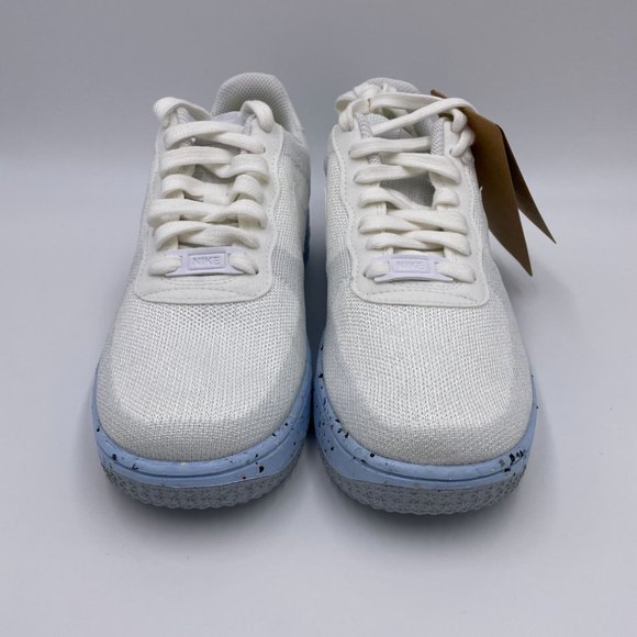 Nike AF1 Crater Flyknit White / Pure Platinum Womens Shoes - Picture 3 of 8
